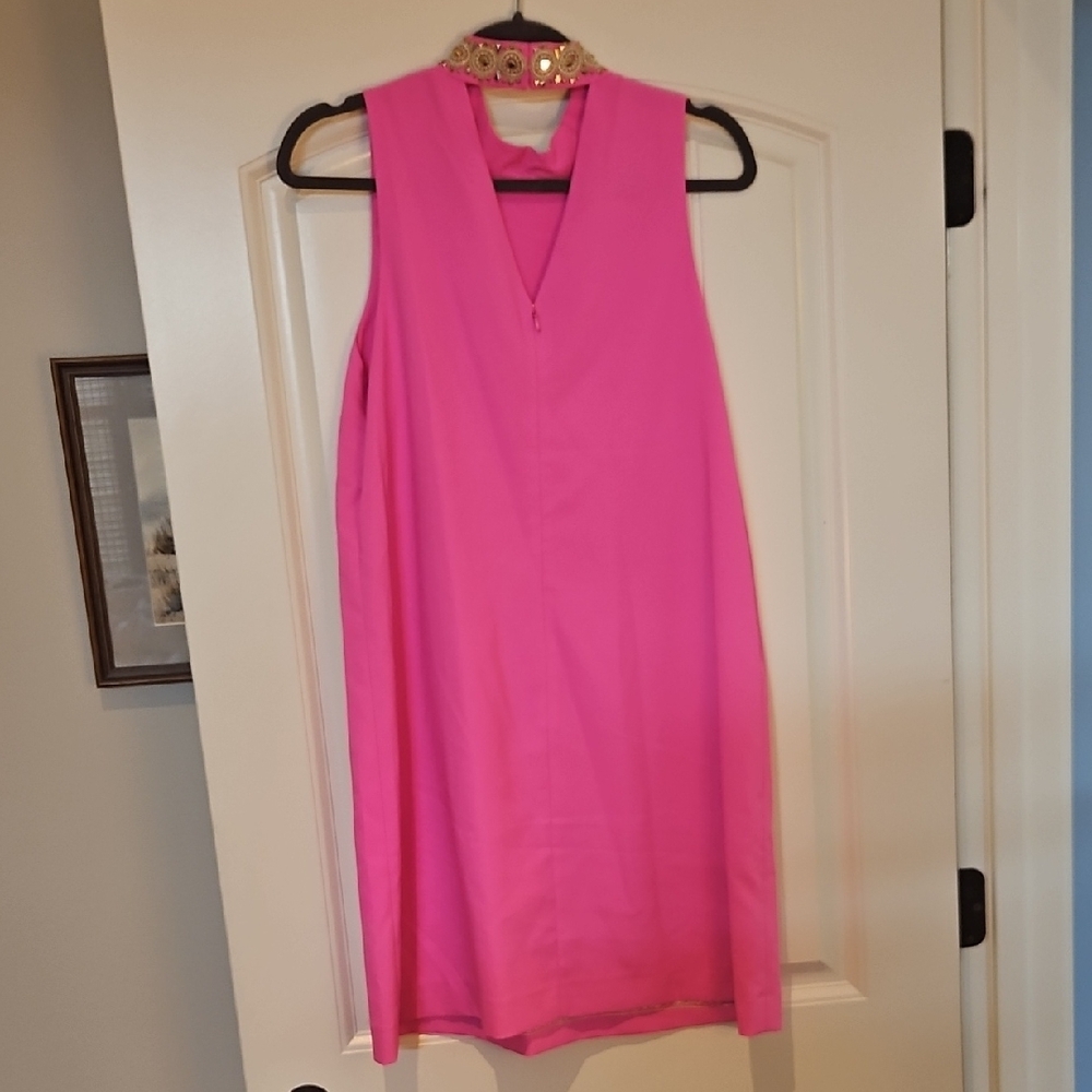 Lilly Pulitzer NWT Mandevilla Pink Brandi Stretch Shift - Picture 3 of 4